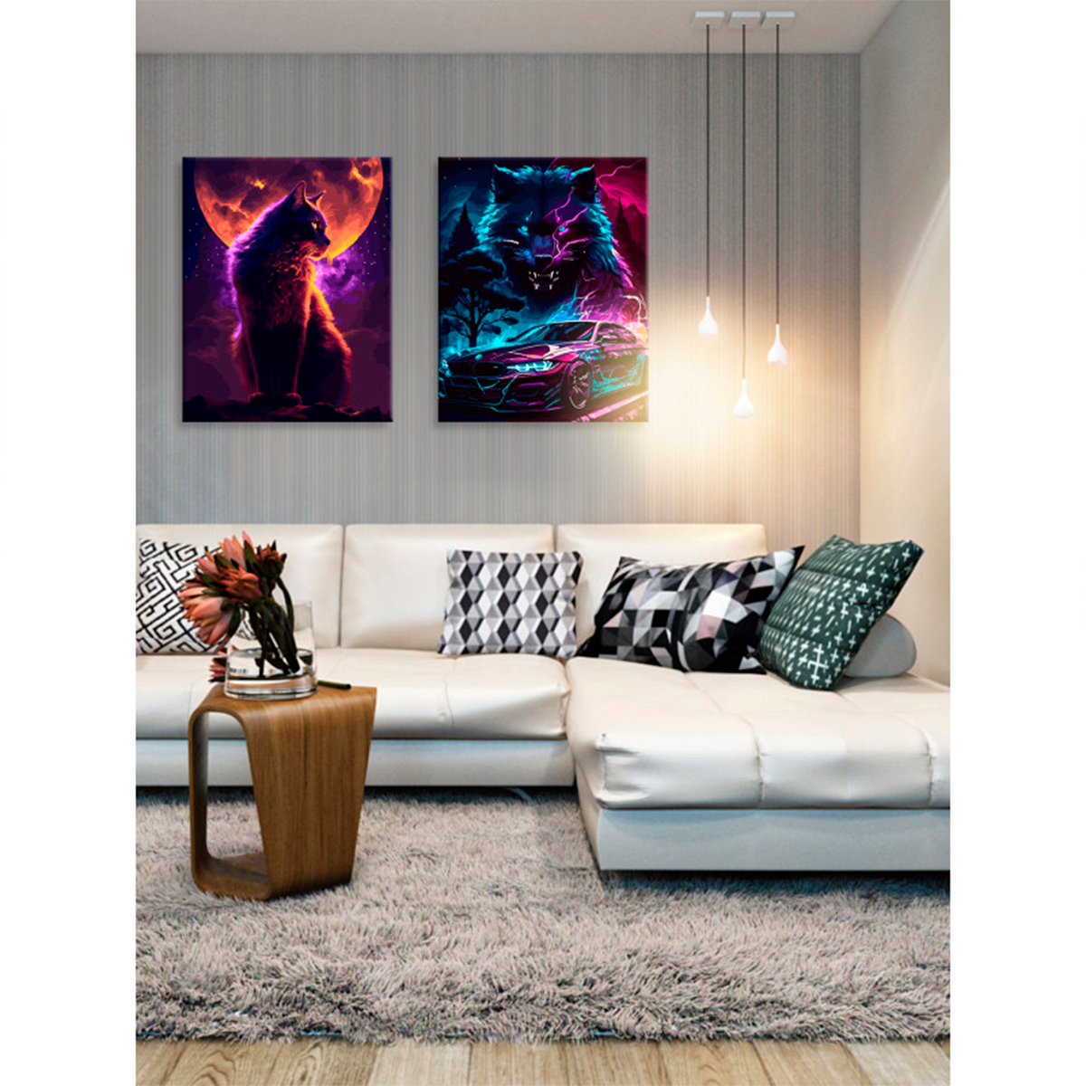 Картина по номерам Белоснежка Полнолуние - фото 6