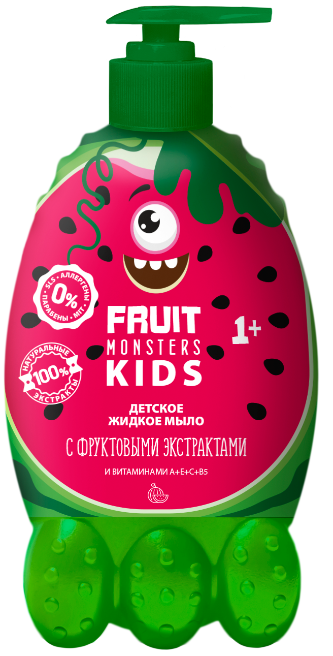 Мыло жидкое Fruit Monsters Kids Арбуз 400 мл - фото 1