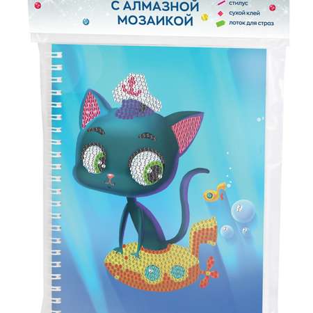 Алмазная мозаика Color Kit Кот-Капитан
