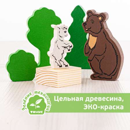 Конструктор Томик Театр Лесные сказки деревянный