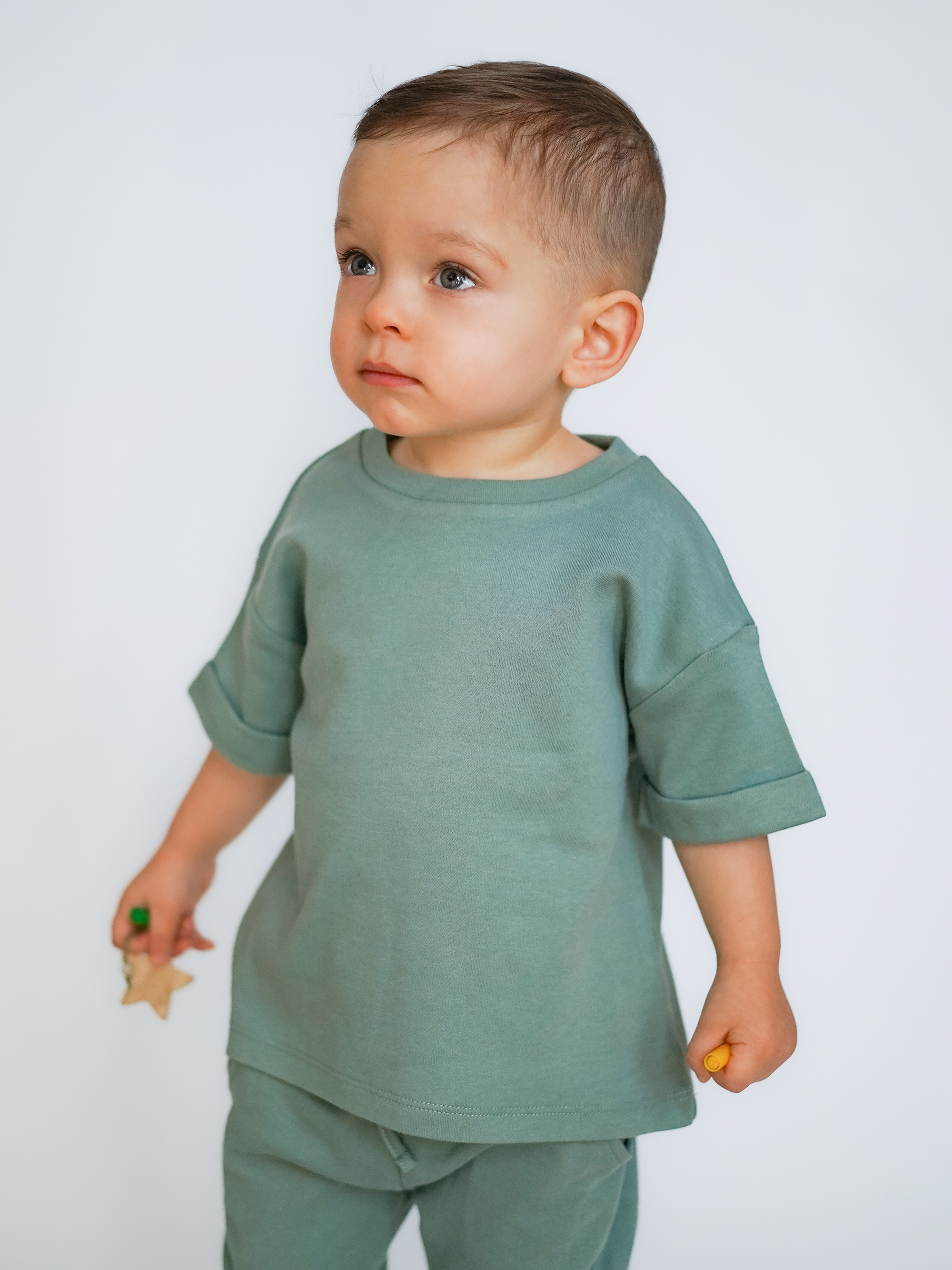 Футболка 2 шт ZipkidZ KF-513/7-черника+мятный - фото 4