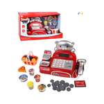 Игровой набор Наша Игрушка продукты, прилавок, касса, тележки и корзинки