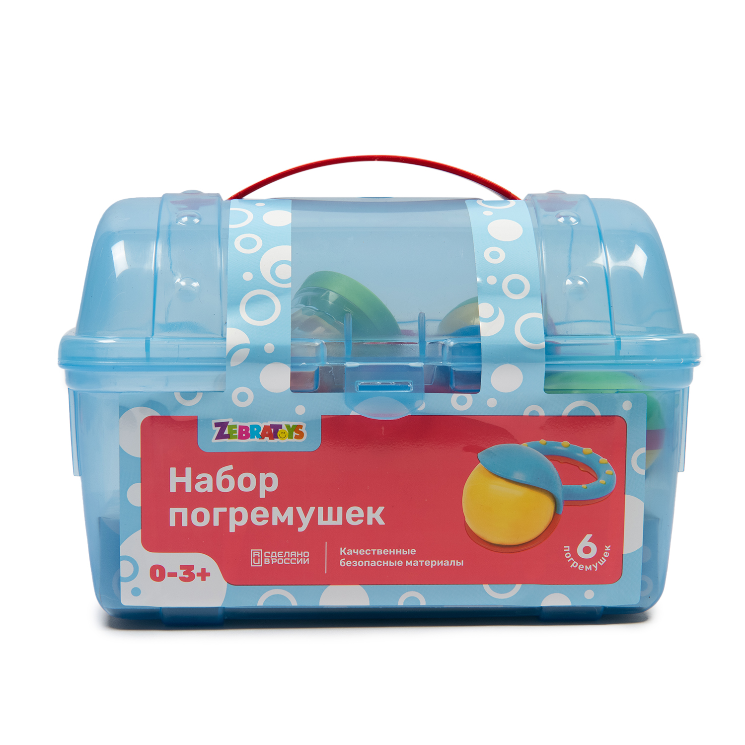 Игрушка ZEBRA погремушка Погремушки в сундучке - фото 8