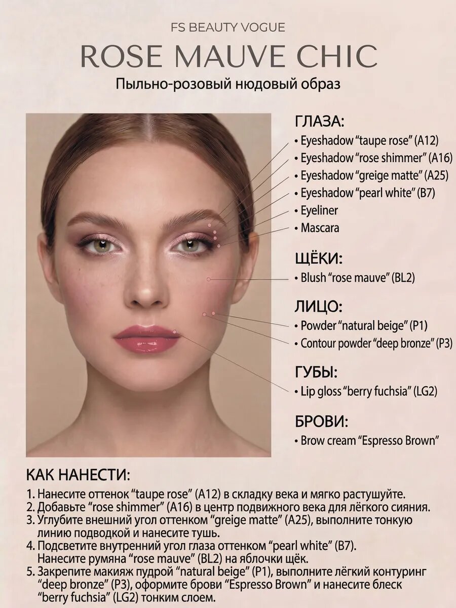 Подарочный набор декортивной косметики FS Beauty De Lux - фото 11
