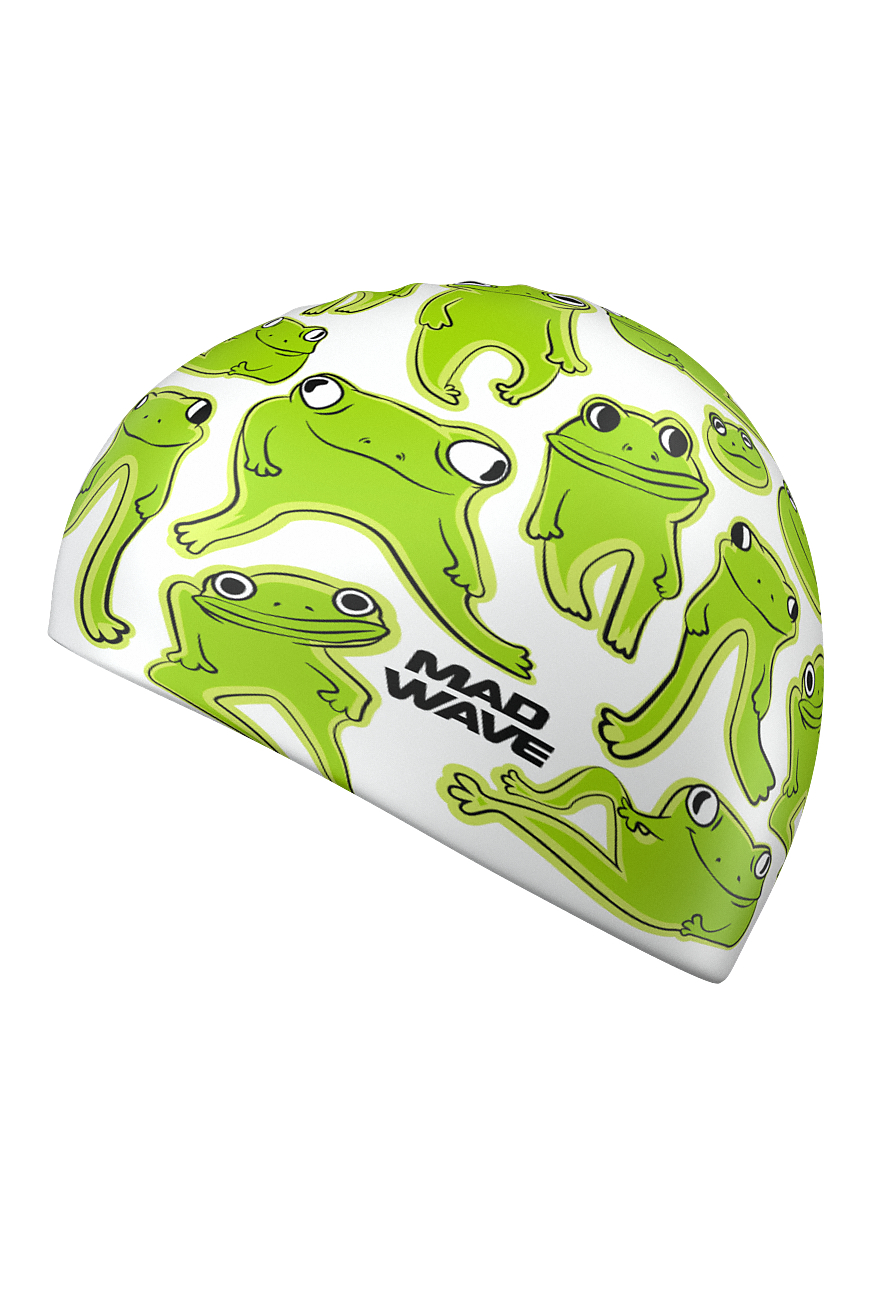 Шапочка для плавания Mad Wave Frogs - фото 3