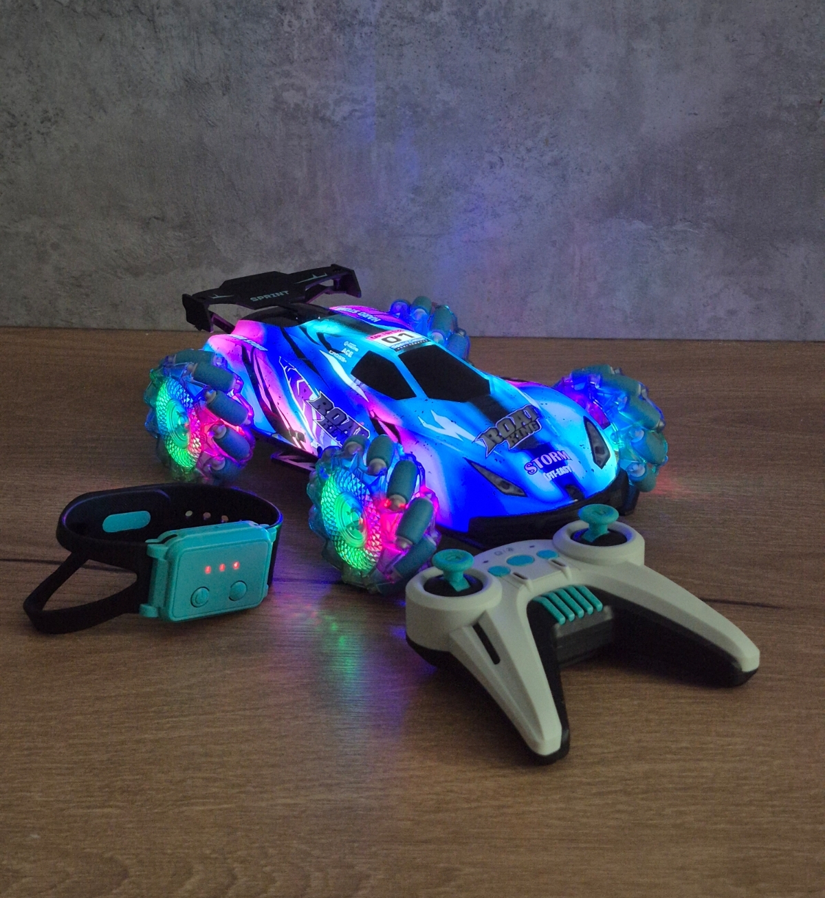 Автомобиль РУ BalaToys Трюковая Дрифт 360 - фото 13