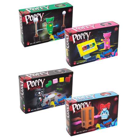 Конструктор JIA YI TOYS Кили Вили Поппи Киси Миси Сили кинетический