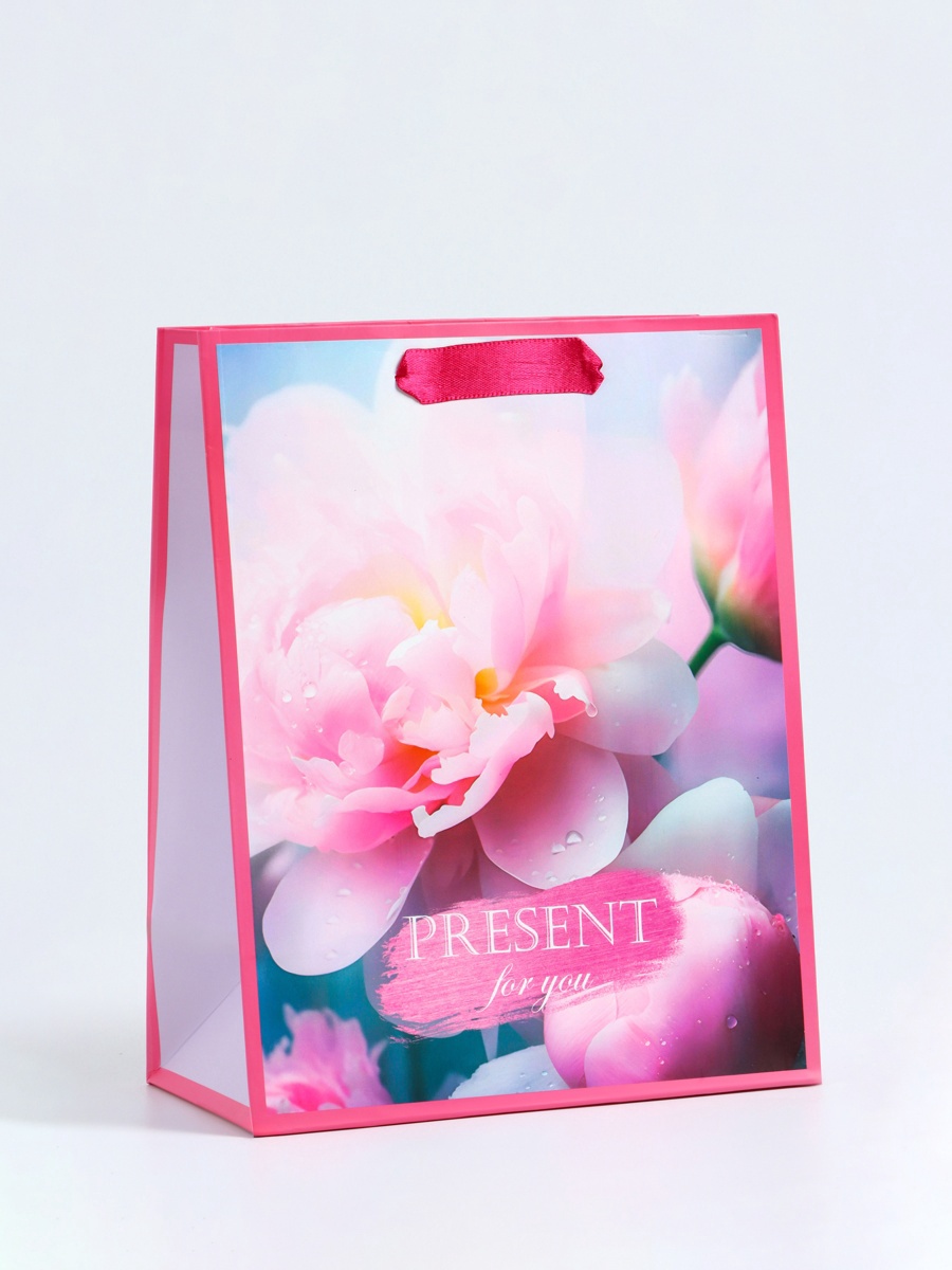 Пакет подарочный UPAK LAND Flowers MS 18 х 23 х 10 см - фото 2