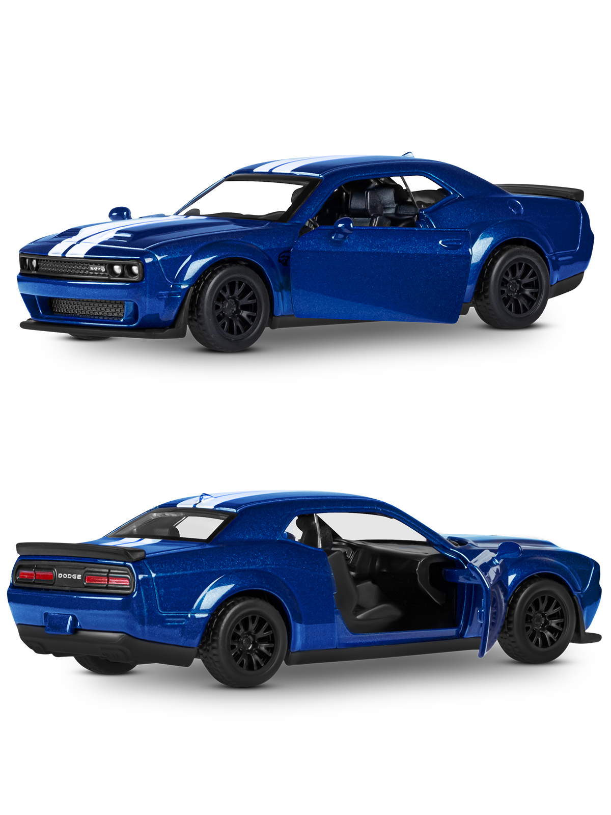 Автомобиль АВТОпанорама Dodge Challenger SRT Jailbreak 1:44 JB1251777 - фото 20