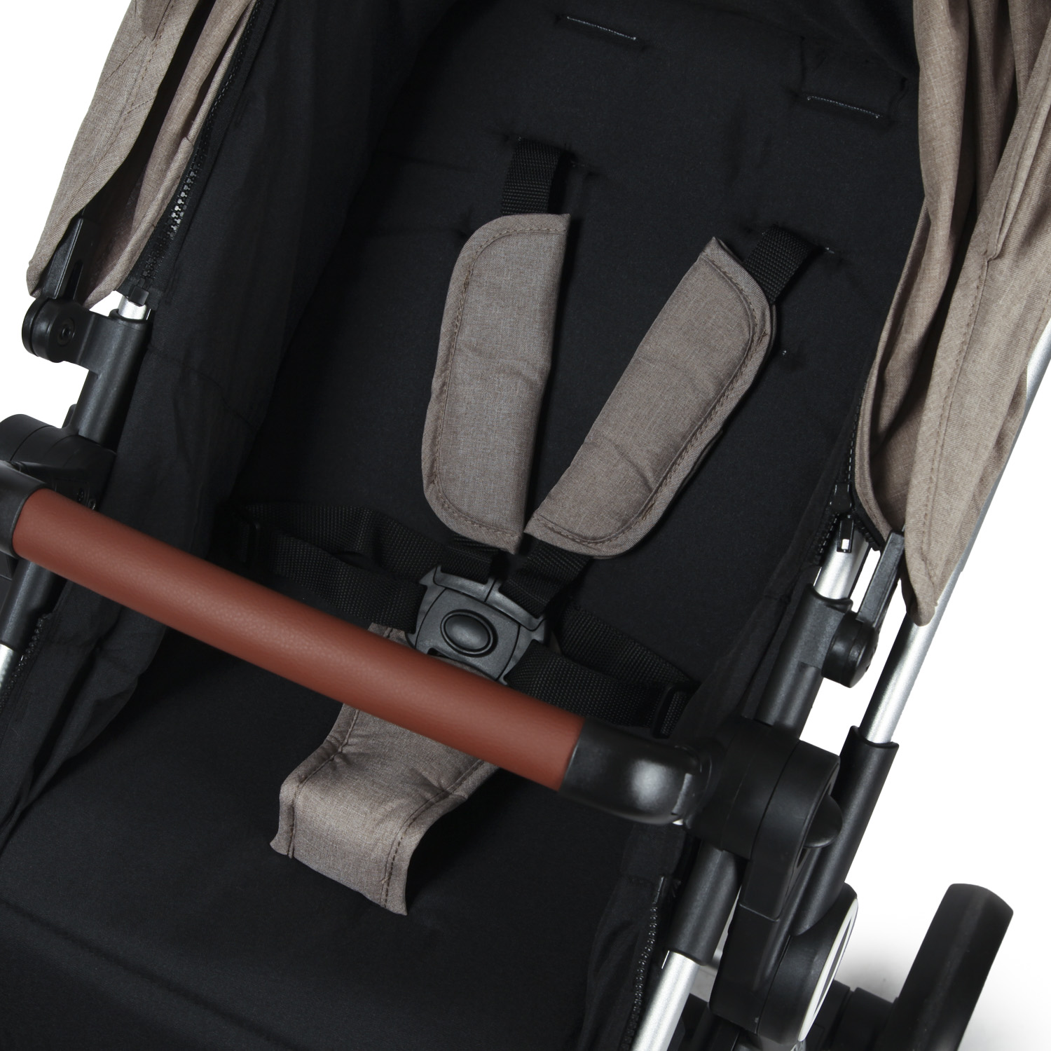 Коляска 3в1 Babyton Flexi Ride Black-Beige - фото 26