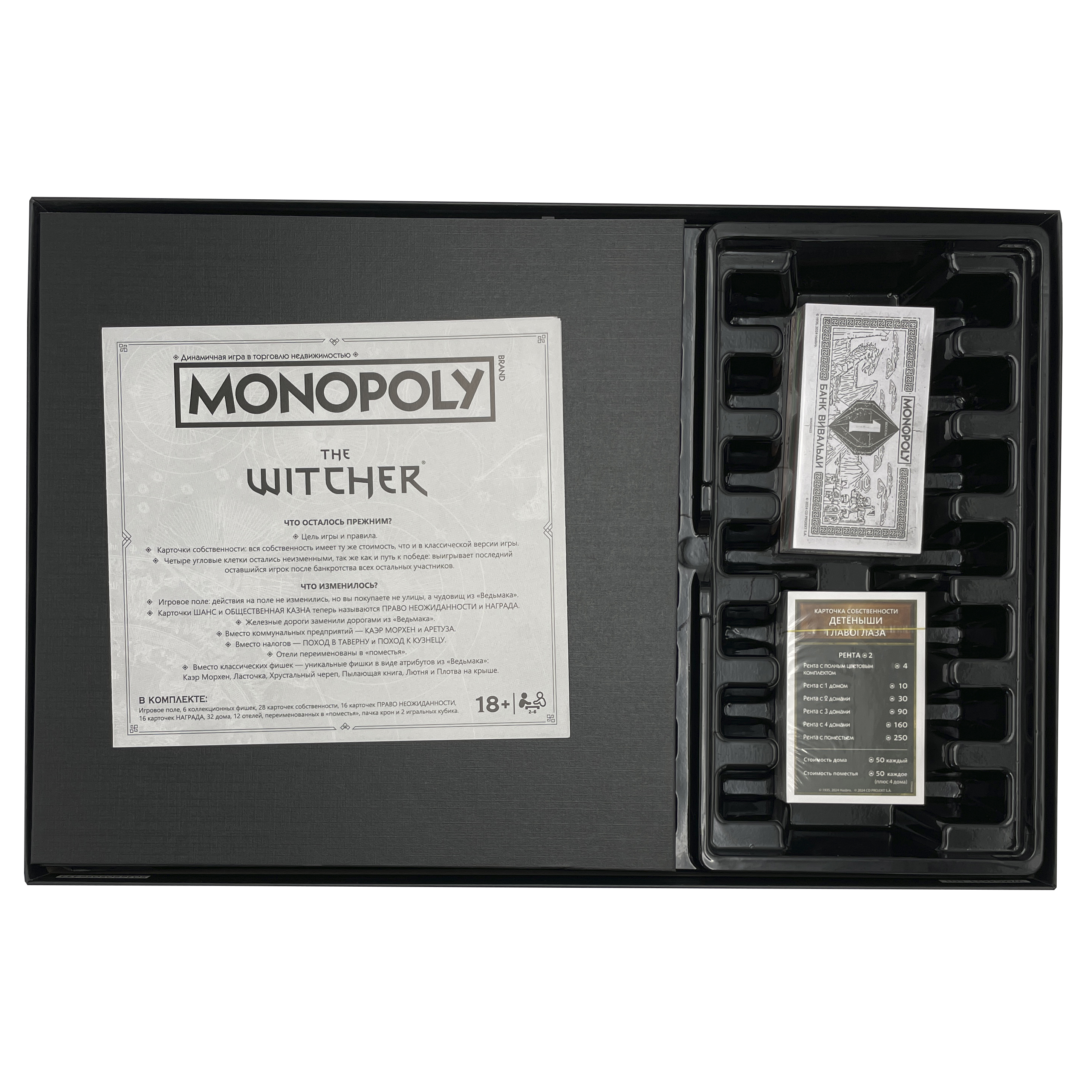 Настольная игра Hasbro Games the Witcher Монополия Ведьмак - фото 19