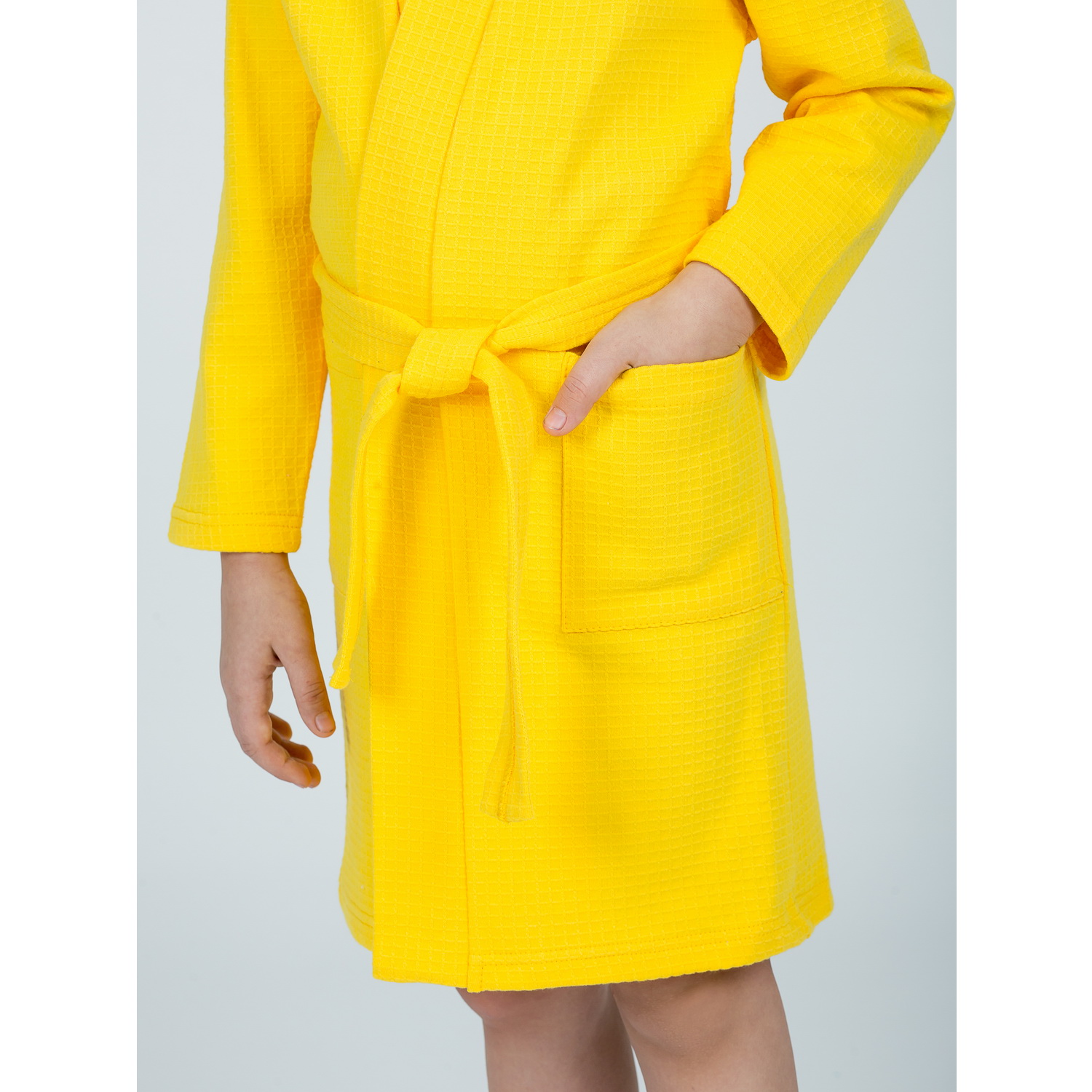 Халат KiMMi co К-1408913 желтый - фото 9