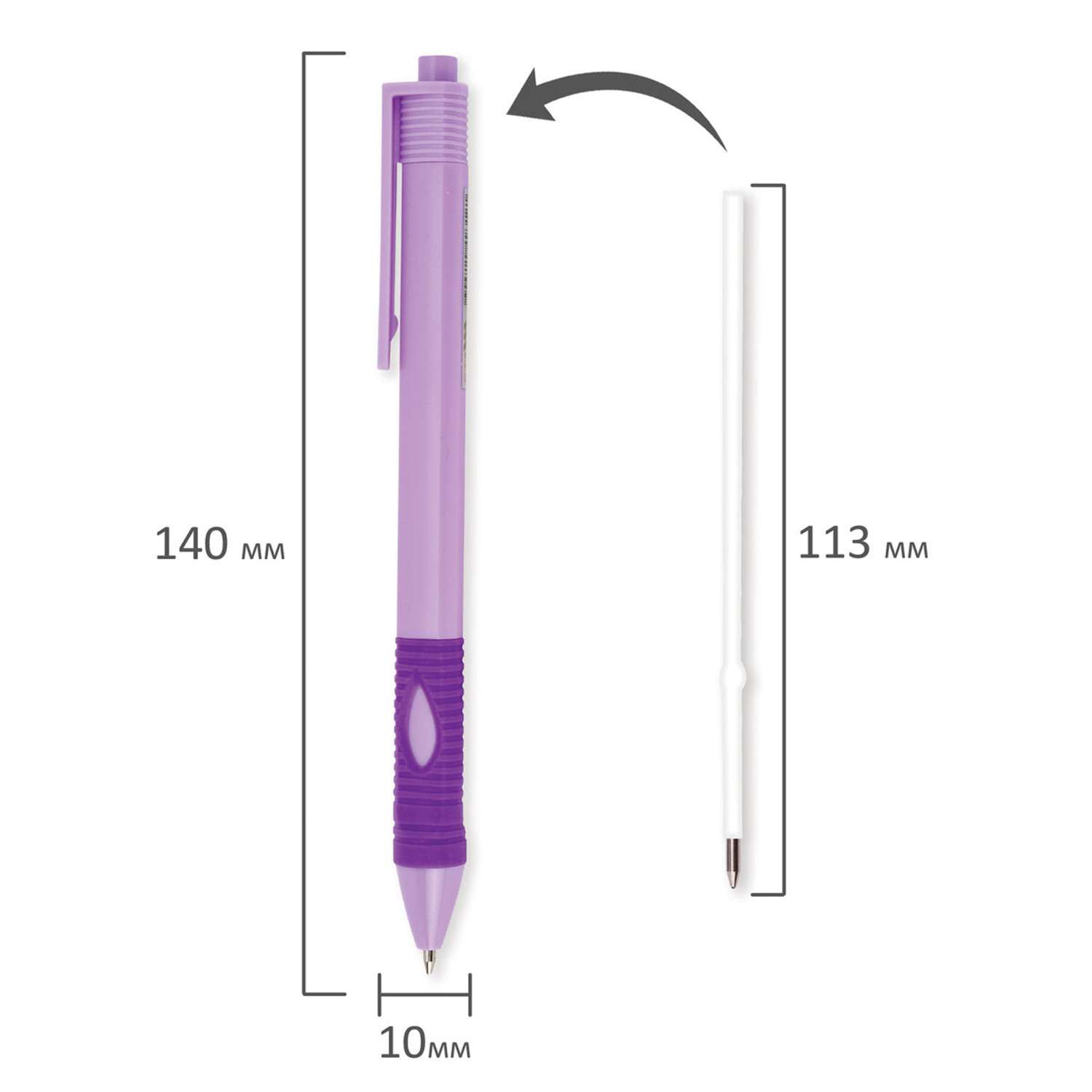 Ручка шариковая Staff в ассортименте - фото 3