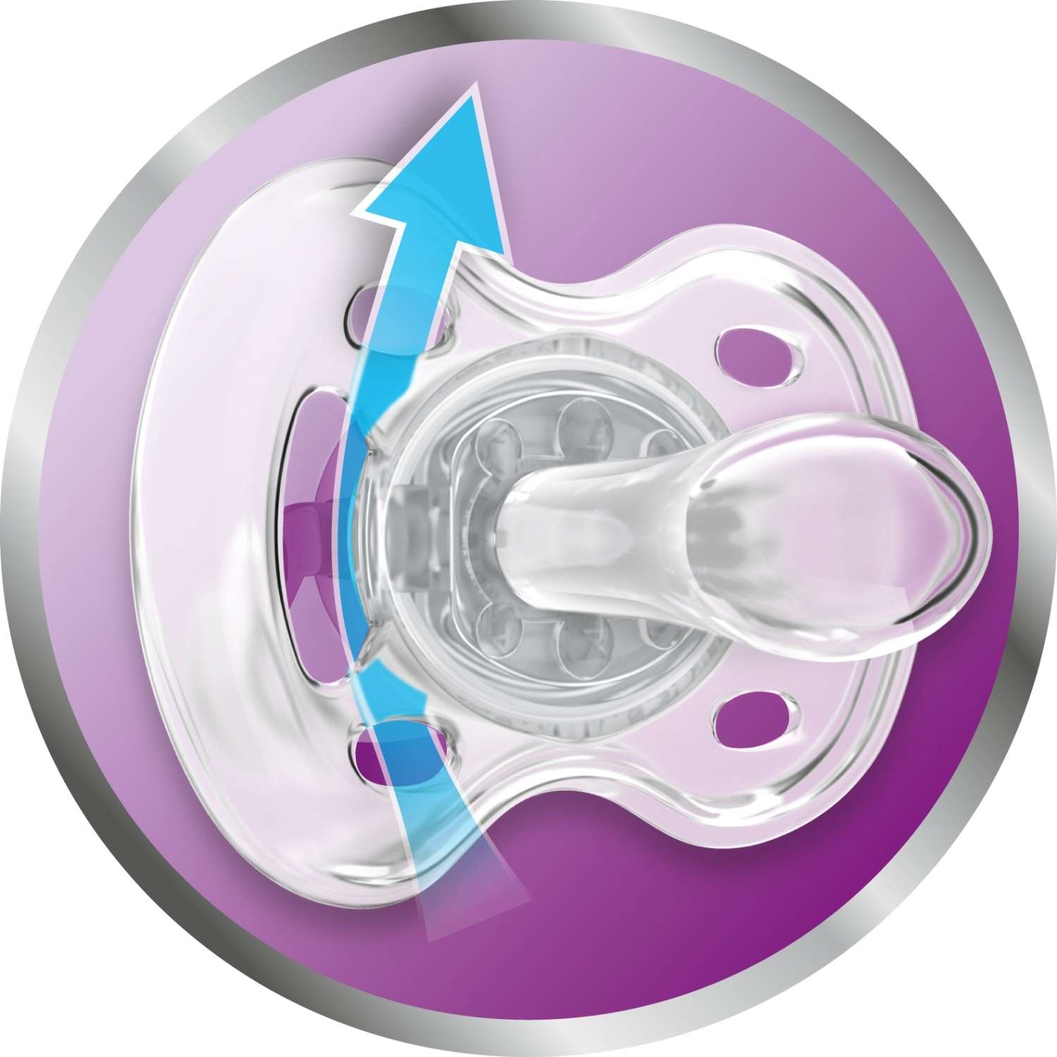 Пустышка Philips Avent ортодонтическая от 6 мес. 2 шт. - фото 6