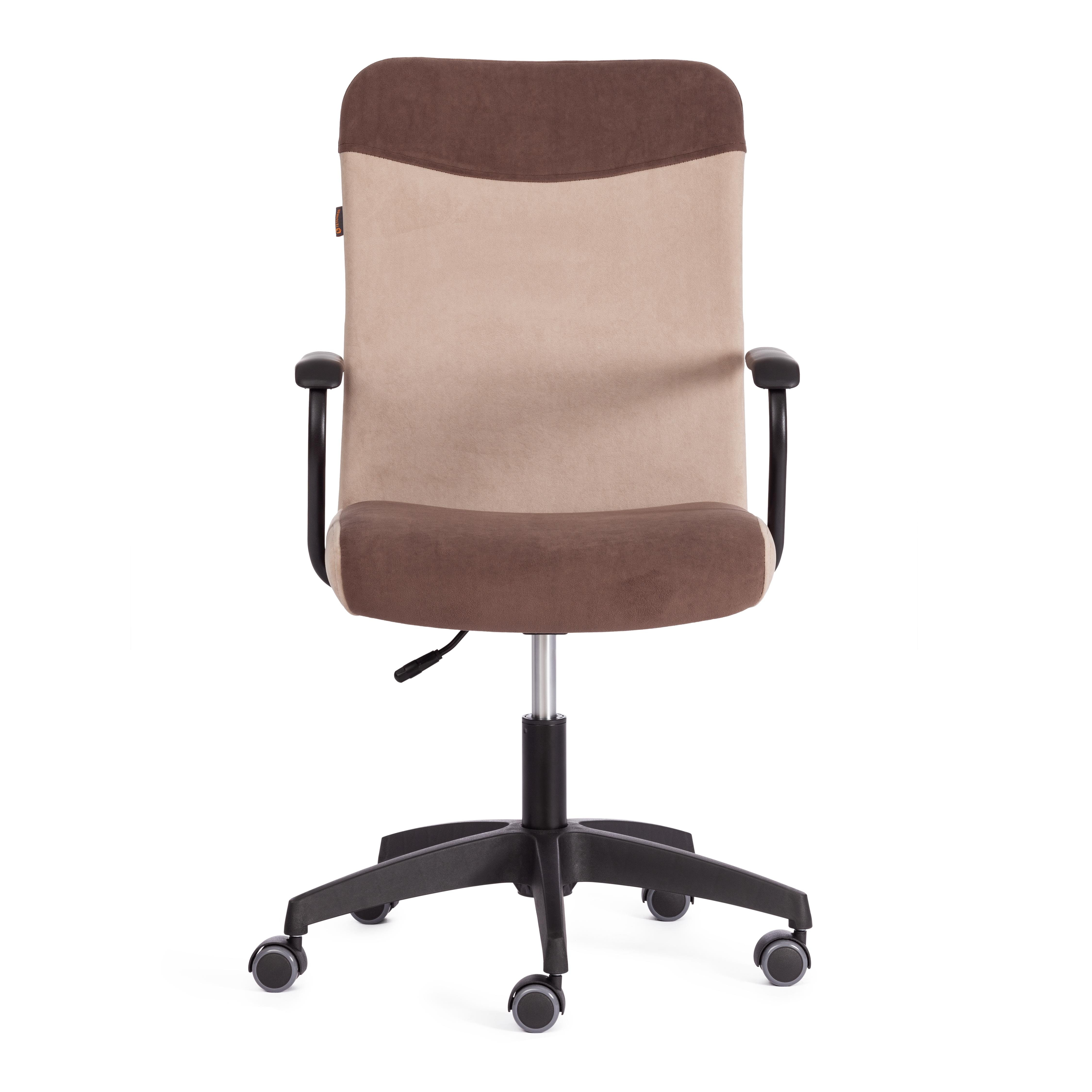 Компьютерное кресло TETCHAIR Флай флок коричневый бежевый - фото 6