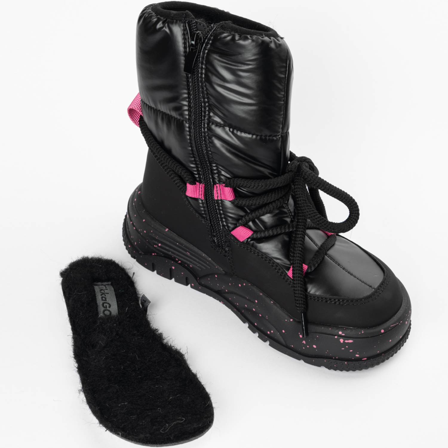 Дутики TikkaGo 8J07_2502-05_black-fuxia - фото 5