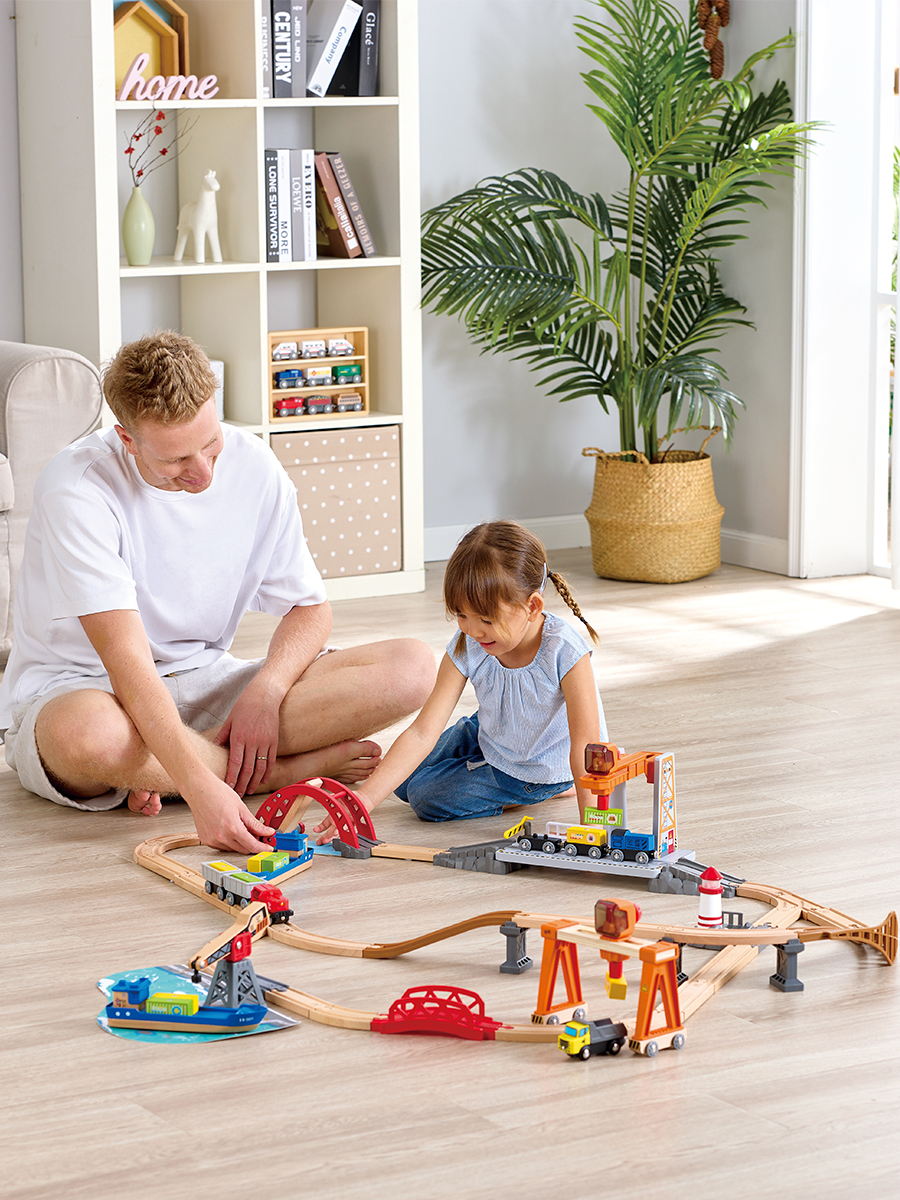 Набор железнодорожный Hape E3790_HP - фото 1