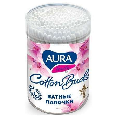 Ватные палочки AURA 100 шт.