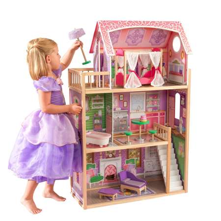 Домик для кукол KidKraft с мебелью