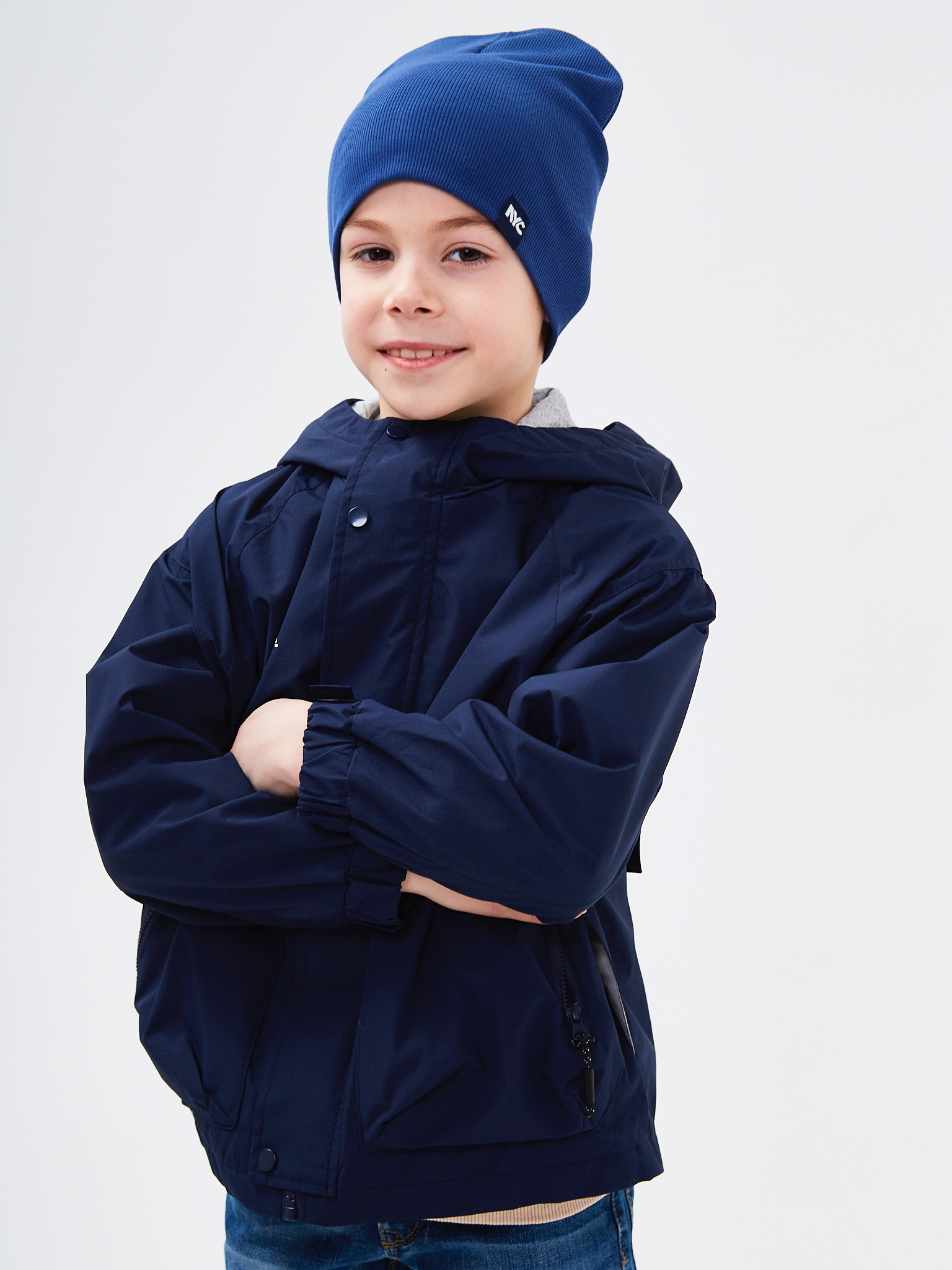 Шапка NYCkids NYC-H-039-KashB-blue - фото 11