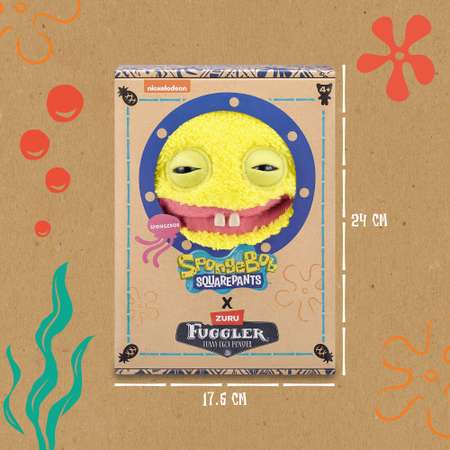 Игрушка мягкая FUGGLER Губка Боб Спанч Боб 24см 15701A
