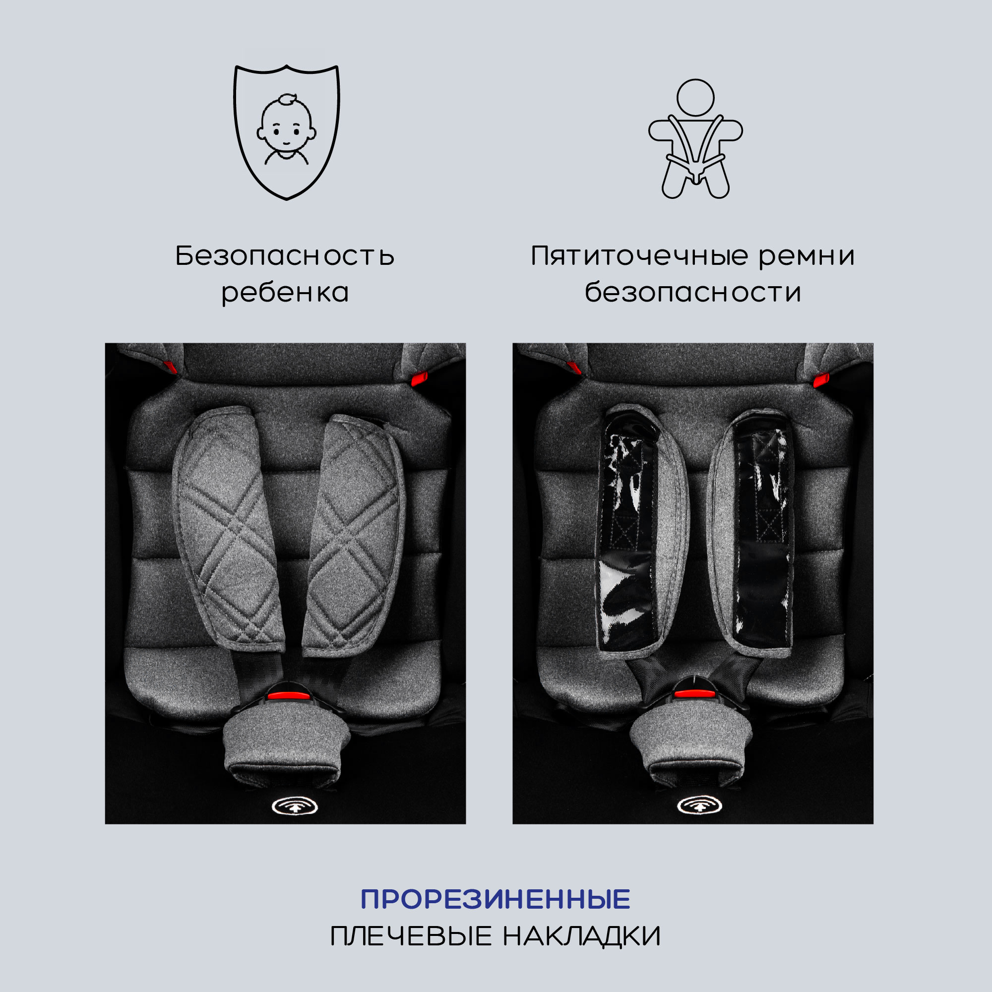 Автокресло Amarobaby ST-3 Isofix 0+/1/2/3 (0-36 кг) - фото 14