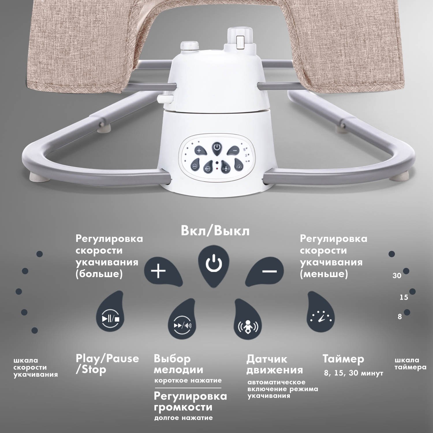Шезлонг Nuovita - фото 5