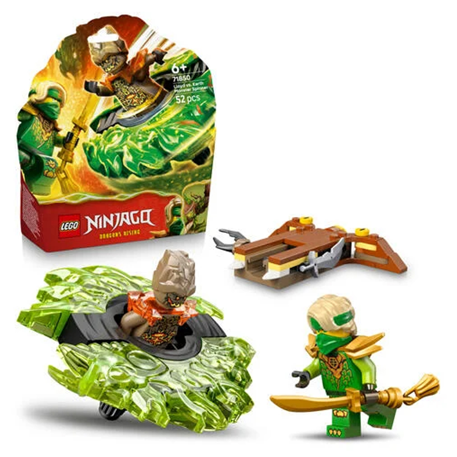 Конструктор LEGO NINJAGO Земляного Монстра Спиннера 52 дет. - фото 1