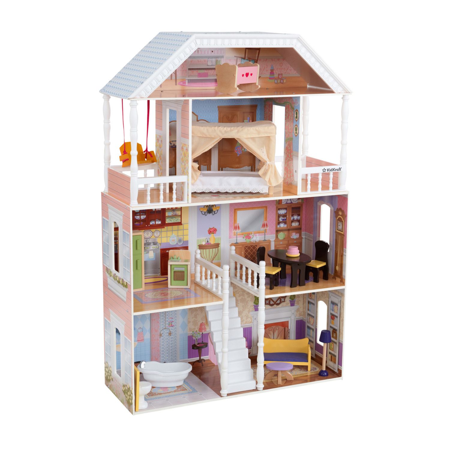 Домик для кукол KidKraft с мебелью 65023_KE - фото 16