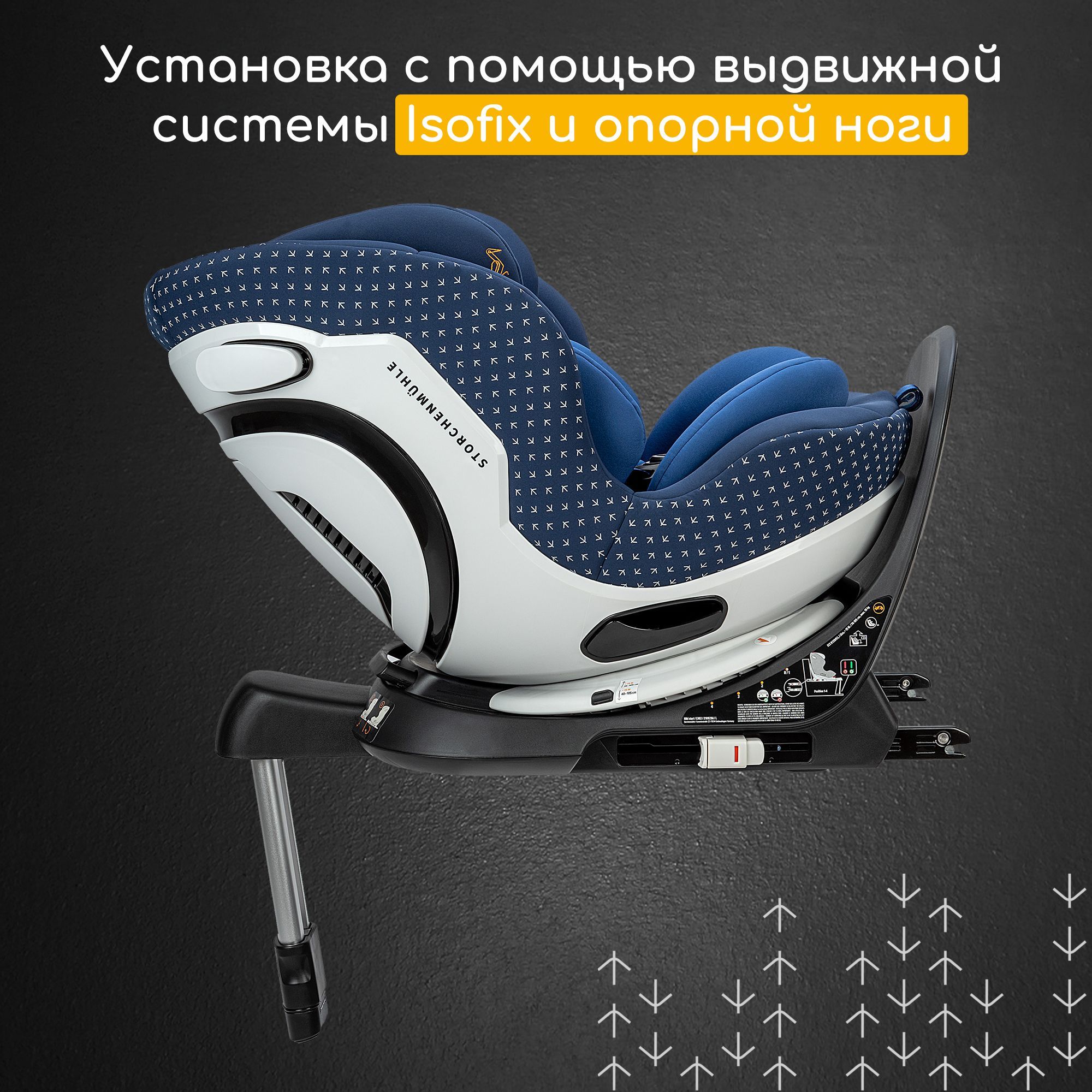 Автокресло Osann Niki Complete Iris 1/2/3 (9-36 кг) - фото 9
