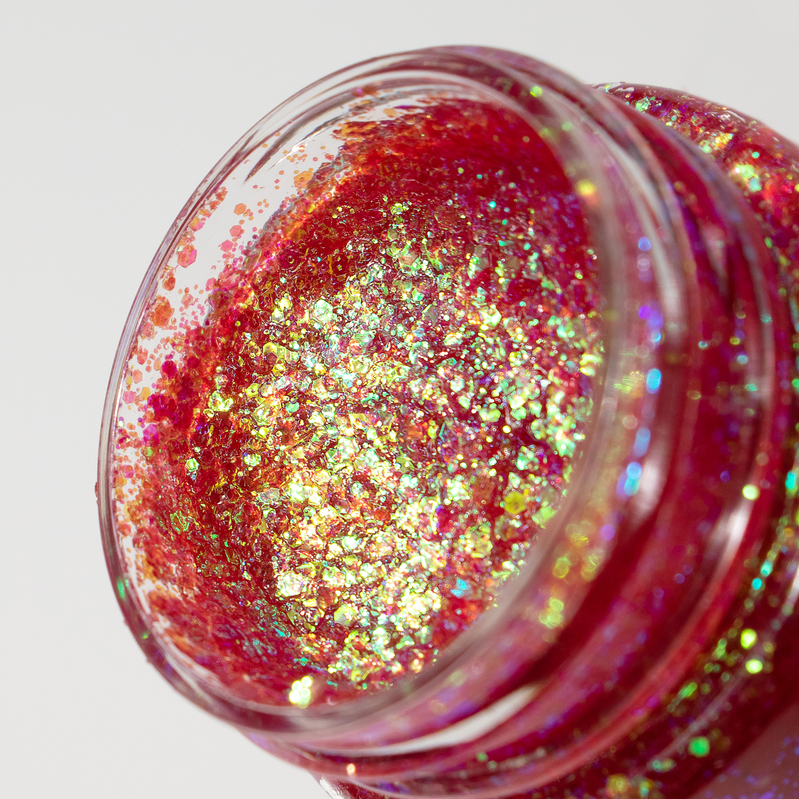 Глиттер шиммер для тела ХОББИЛАБ Зачарованный гранат 30 г - фото 7