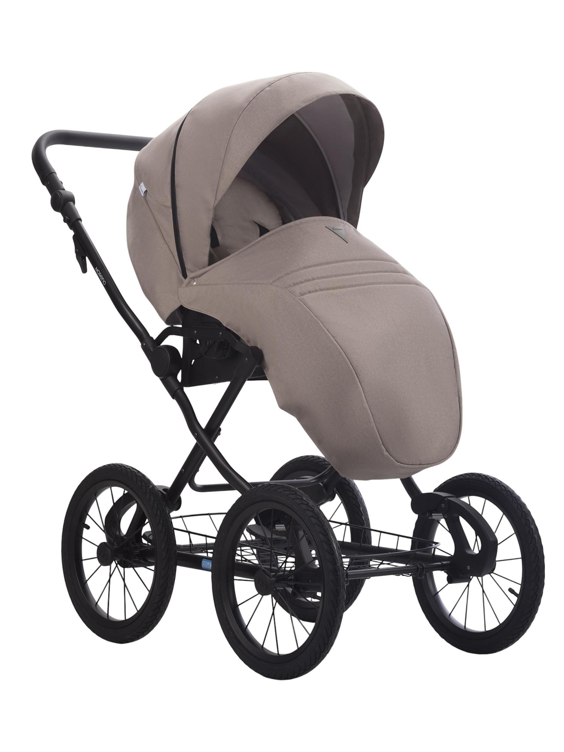 Коляска 2в1 Aroteam Moreno SL New 06 темно-бежевый - фото 4
