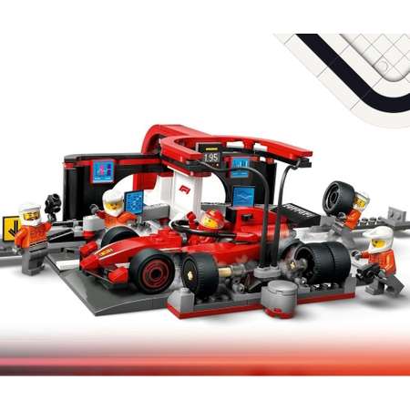 Конструктор LEGO City Формула 1 Питстоп Ferrari Car блочный