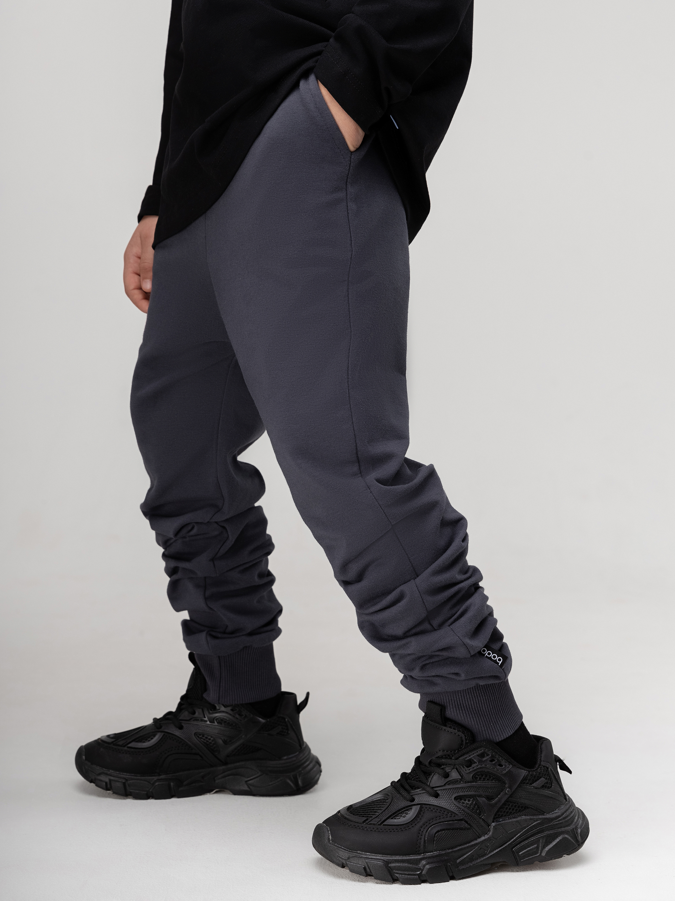 Брюки спортивные Bodo 6-338МU_серый - фото 6