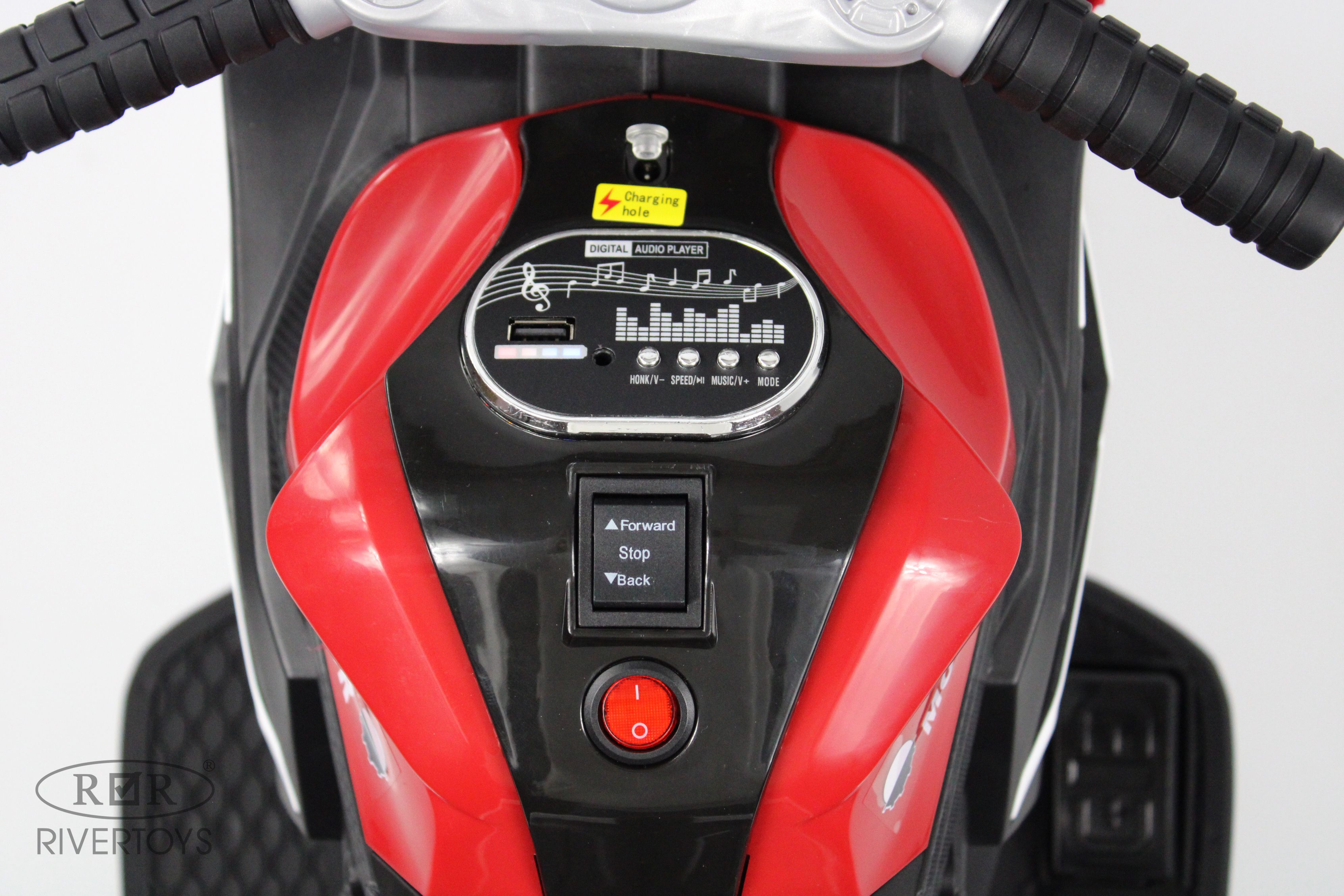 Электромобиль RIVERTOYS K222AM-RED - фото 6