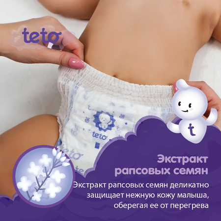 Трусики TE-TO XXL 16 шт.