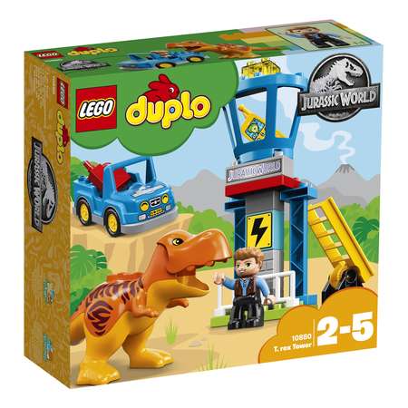 Конструктор LEGO DUPLO Башня Ти-Рекса блочный