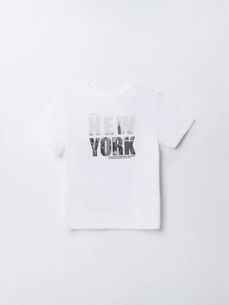 Футболка Mark Formelle (Марк Формэль) 113451/белый +печать4 - фото 5