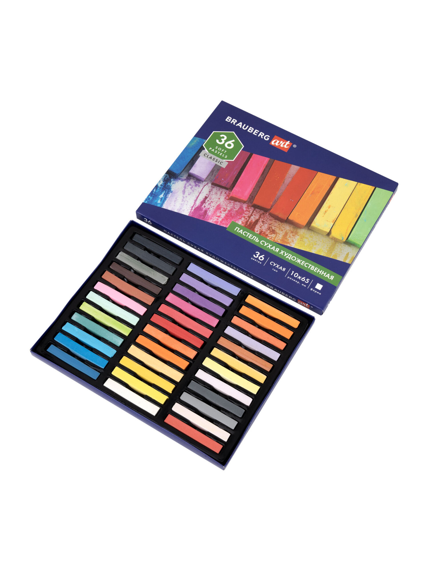 Пастель сухая Brauberg 36 шт. - фото 3