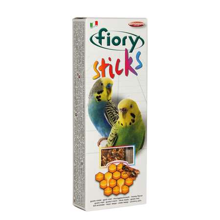 Лакомство для попугаев Fiory Sticks Палочки с медом 30г 2шт