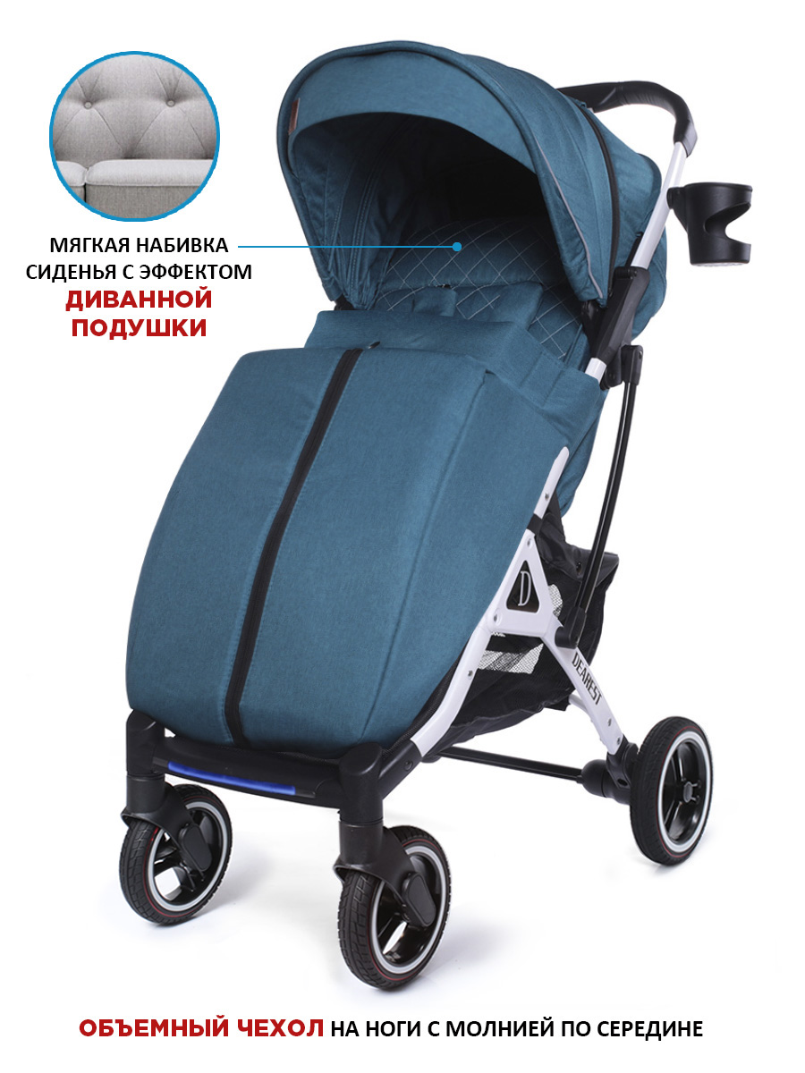 Коляска прогулочная DEAREST 819 PLUS малахитовый - фото 10