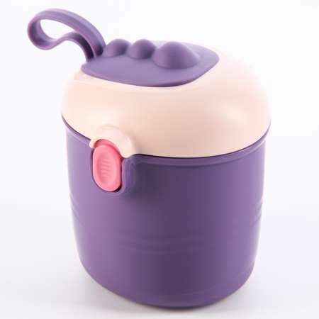 Контейнер для детского питания Крошка Я Дино 4, 440 мл., цвет фиолетовый