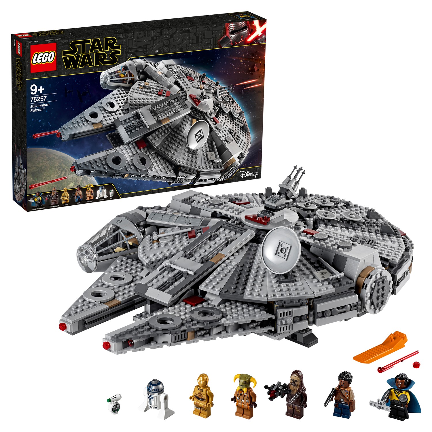 Конструктор LEGO Star Wars Episode IX Сокол Тысячелетия 1353 дет. - фото 1