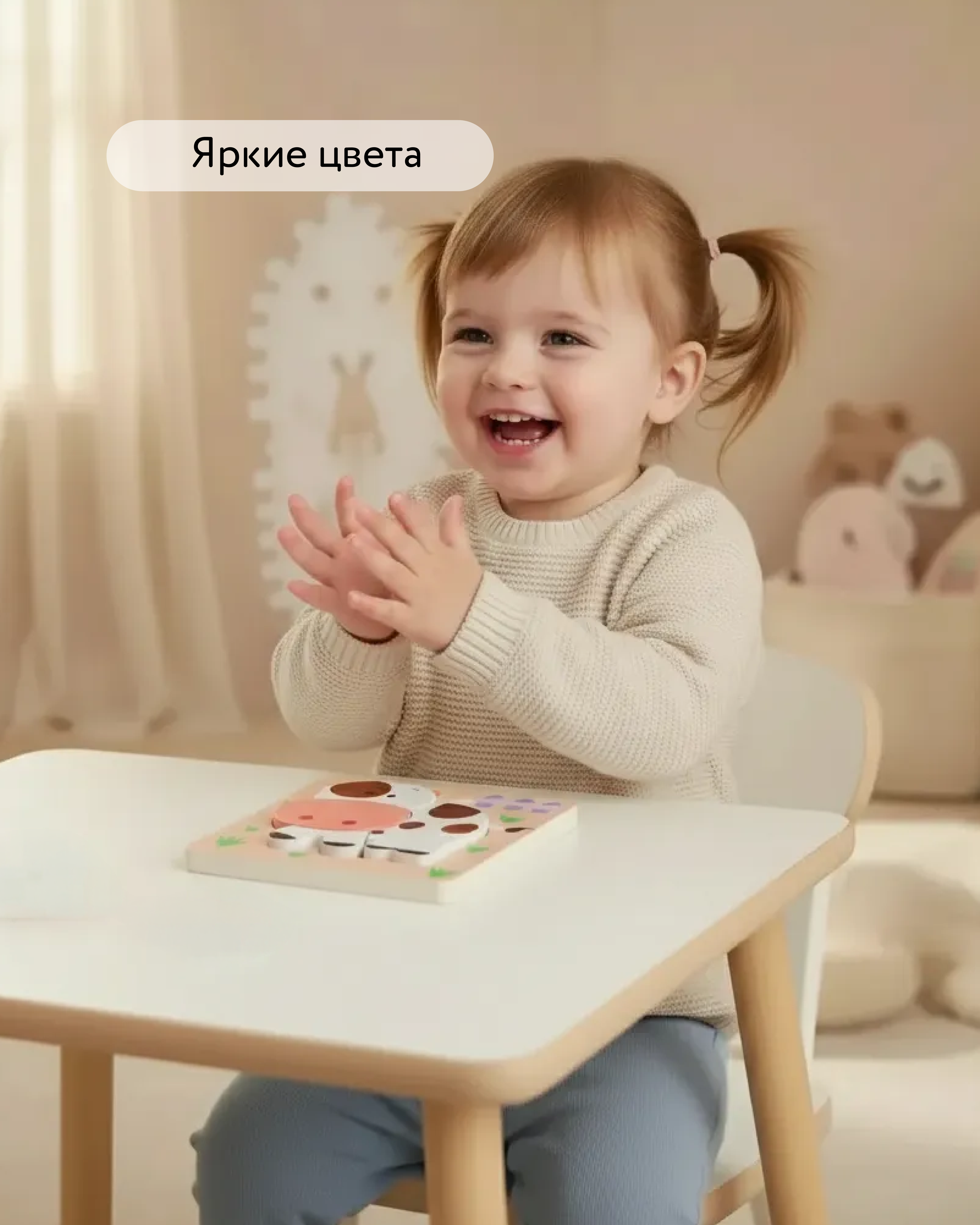 Игрушка BabyGo сортер Корова - фото 3