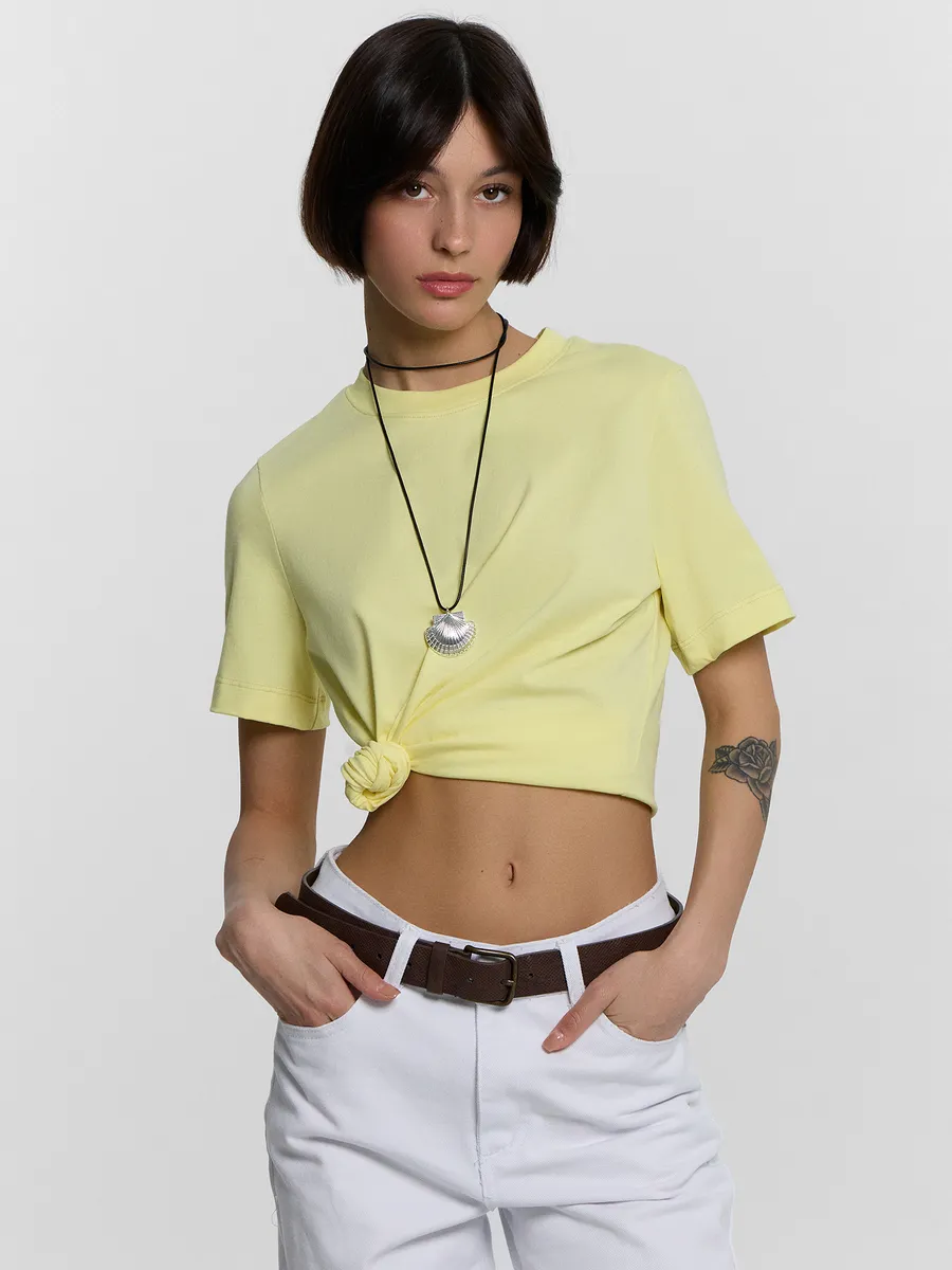 Футболка Mark Formelle (Марк Формэль) 112866/лимонный - фото 2