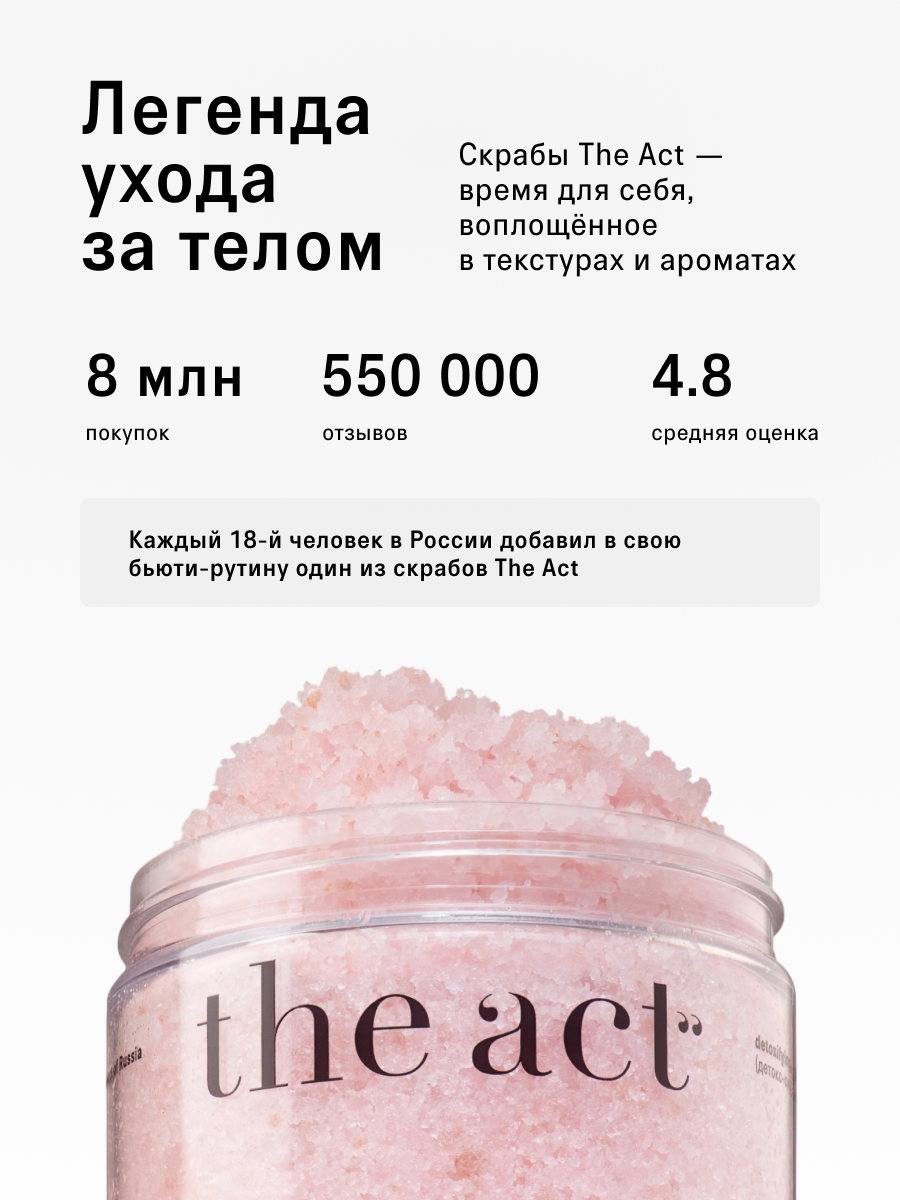 Скраб The Act для тела 300 мл - фото 2