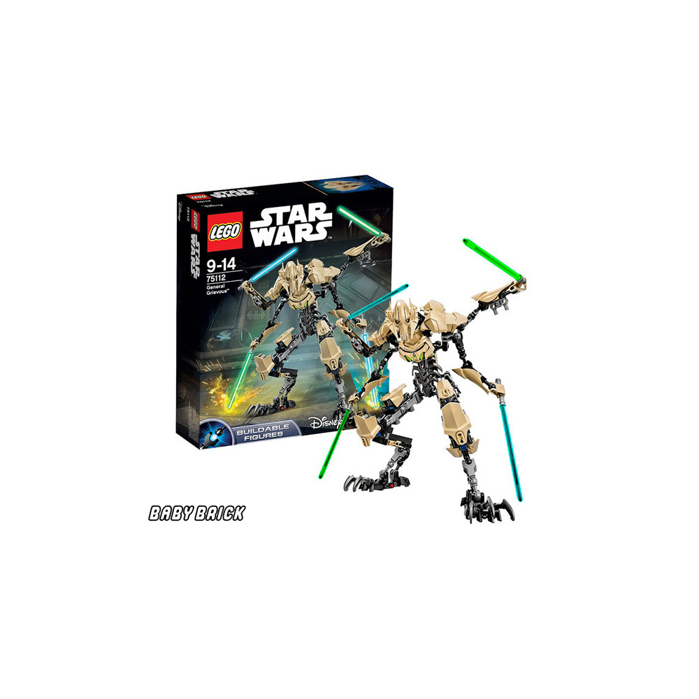 Конструктор LEGO Star Wars Генерал Гривус 75112 186 дет. - фото 3