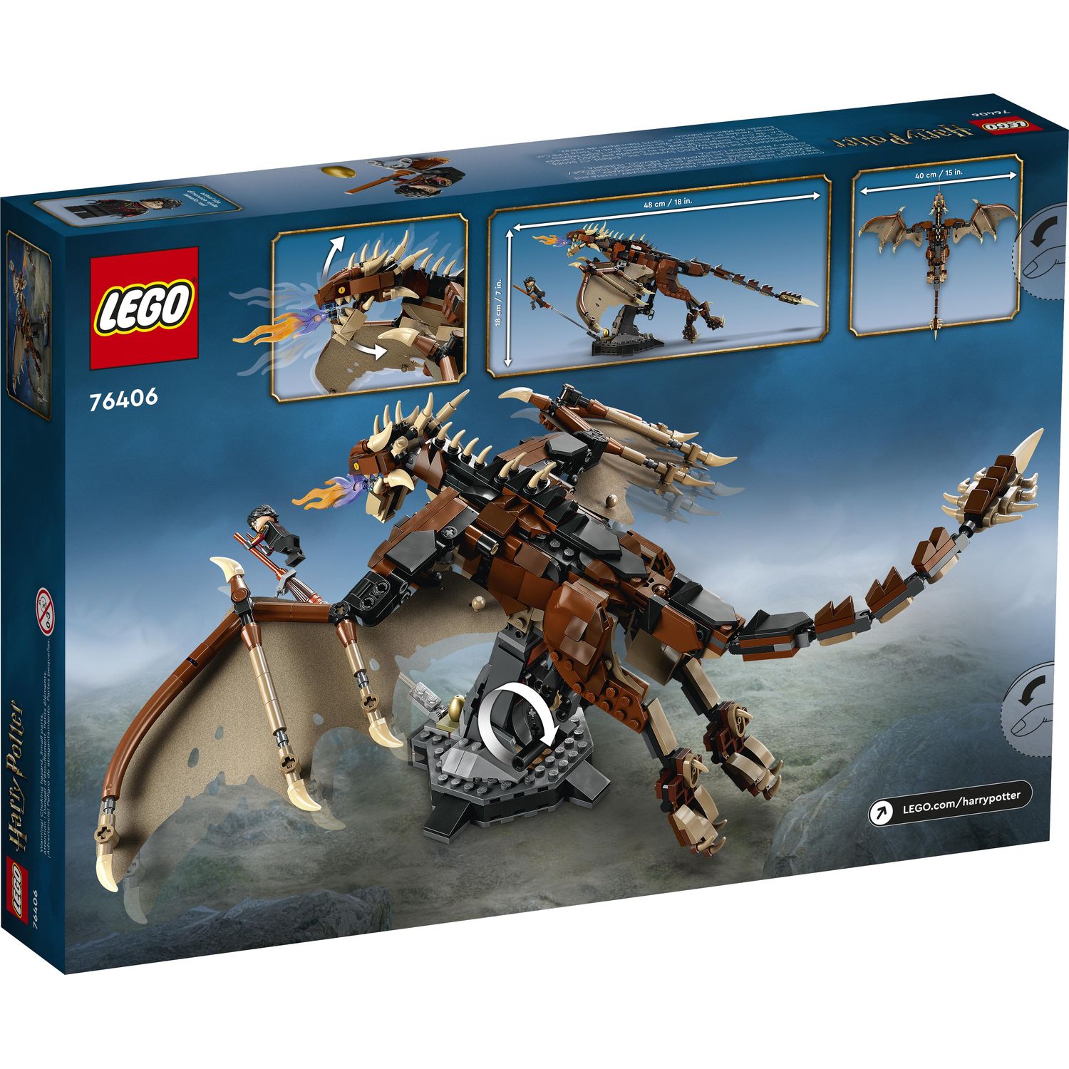 Конструктор LEGO Harry Potter Венгерская хвосторога 671 дет. - фото 7