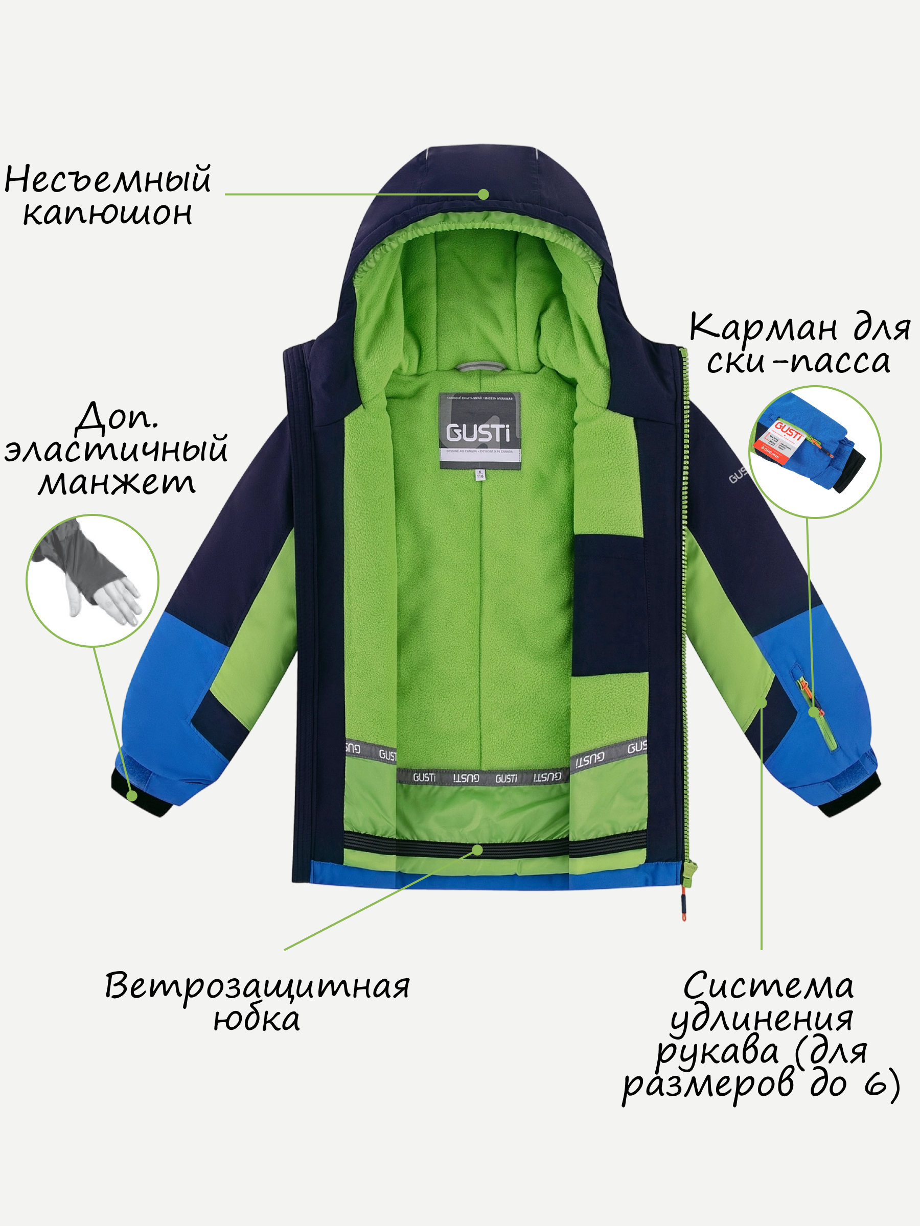 Комплект GUSTI GW4BS531-GREENERY-BALTIC - фото 4