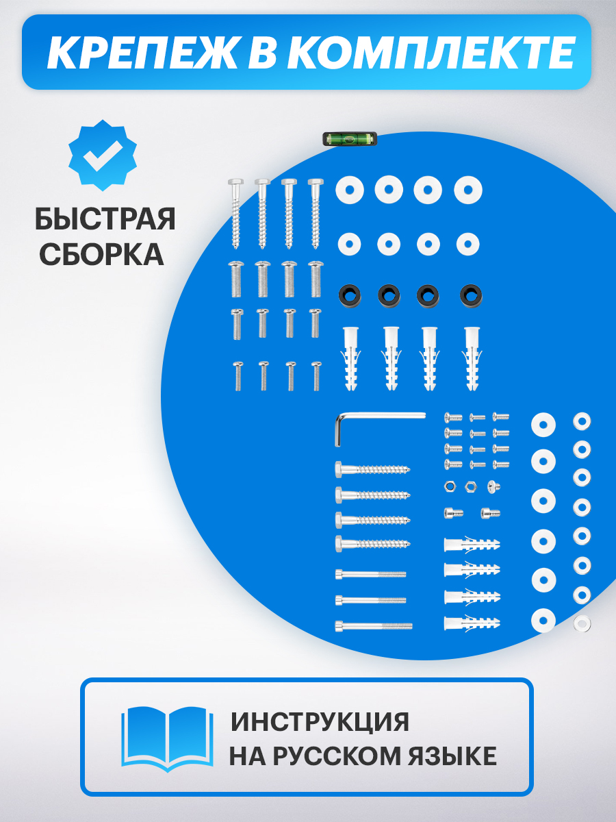 Кронштейн REXANT для телевизора 37-70 наклонно-поворотный двойное колено - фото 6